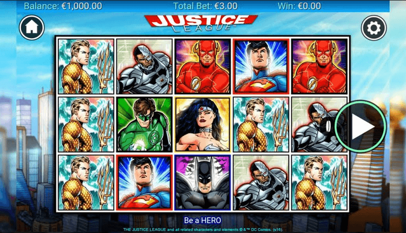 Justice League Slot mobil