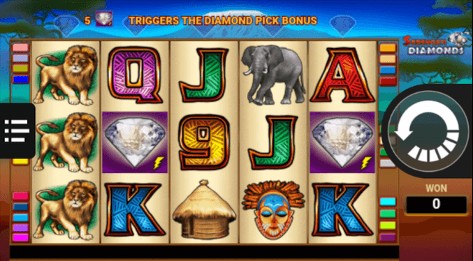 Serengeti Diamonds Slot mobil