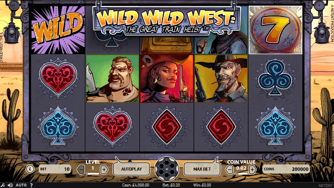 Wild Wild West: The Great Train Heist Slot