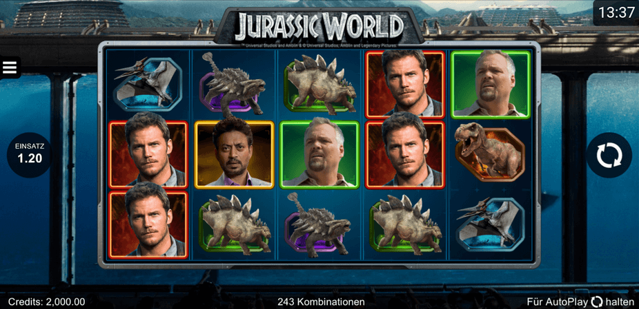 Jurassic World Slot mobil