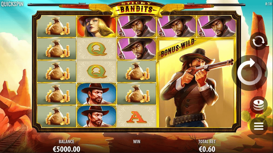 Sticky Bandits Slot mobil