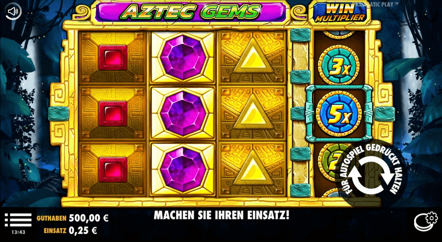 Aztec Gems Slot Mobil