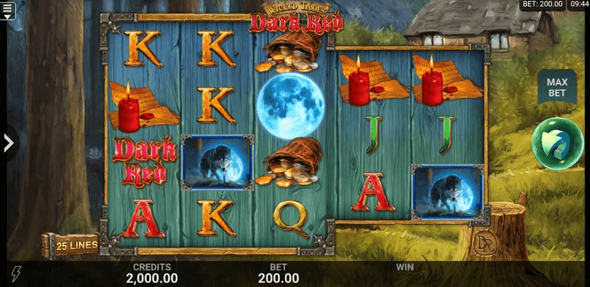 Wicked Tales Dark Red Slot Mobil