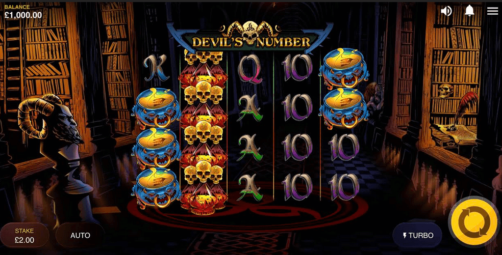 Devil's Number Slot mobil
