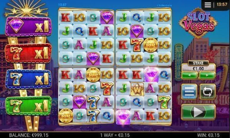 Slot Vegas Megaquads Mobil